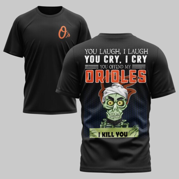 Baltimore Orioles x Skull Mars Premium T-Shirt PL03