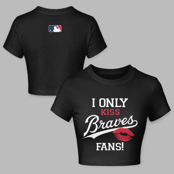 Atlanta Braves Cropped Naval-Baring Shirt 010