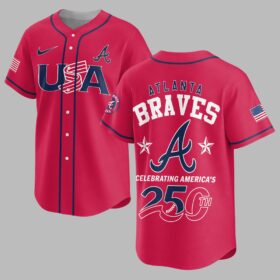 Atlanta Braves Celebrating America’s 250th Premium Jersey LT0006