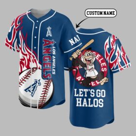 Los Angeles Angels Premium Baseball Jersey PVT005