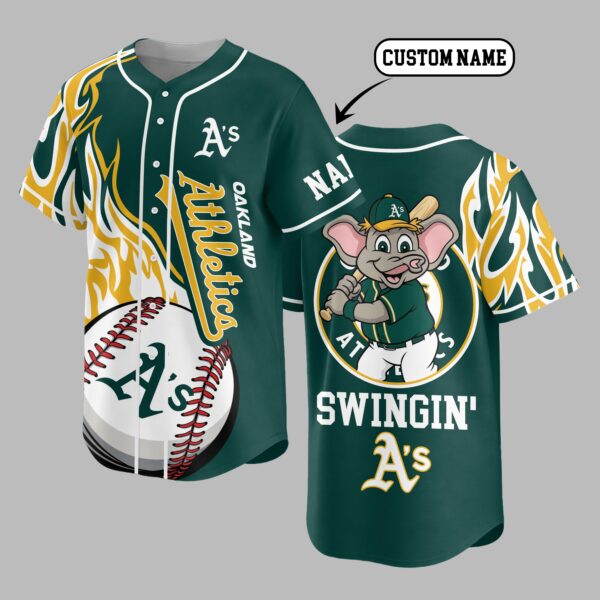 Oakland Athletics Premium Baseball Jersey PVT005