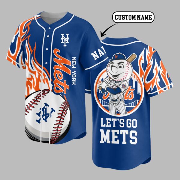 New York Mets Premium Baseball Jersey PVT005