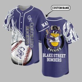 Colorado Rockies Premium Baseball Jersey PVT005