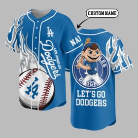 Los Angeles Dodgers Premium Baseball Jersey PVT005