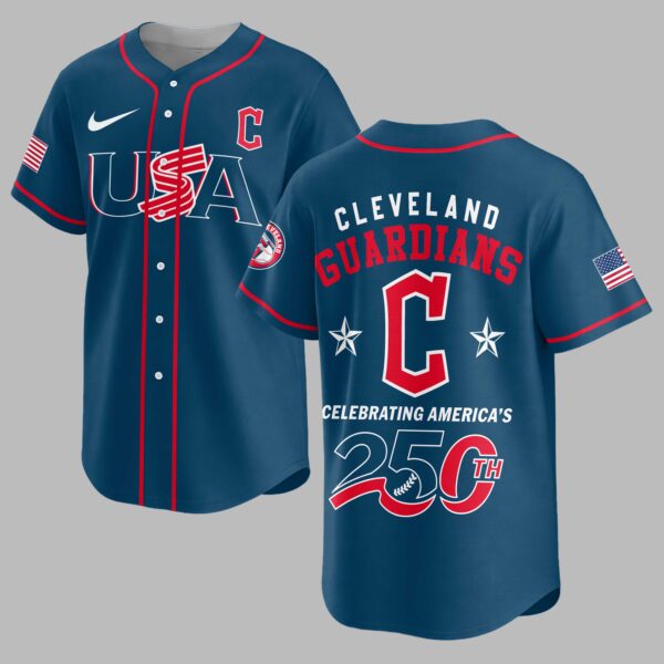 Cleveland Guardians Celebrating America’s 250th Premium Jersey LT0006