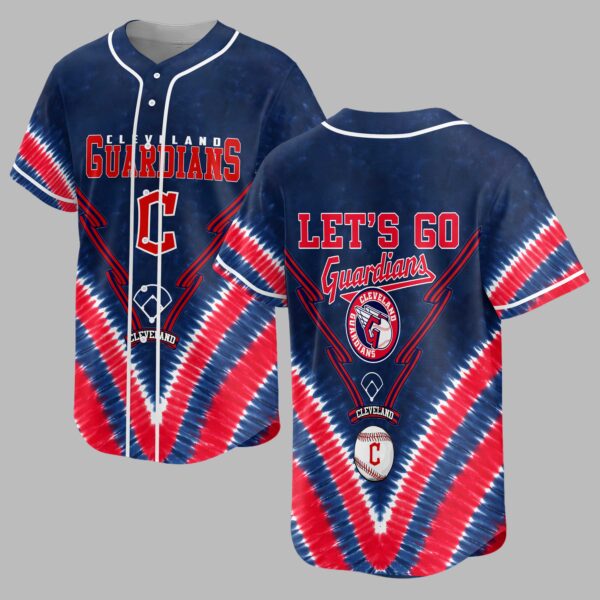 Cleveland Guardians Tie Dye Premium Jersey PL09