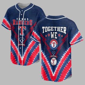 Texas Rangers Tie Dye Premium Jersey PL09