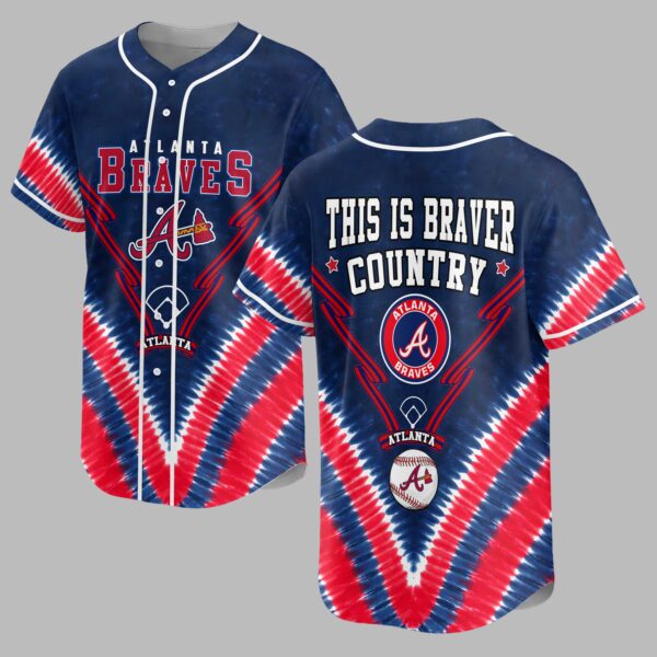 Atlanta Braves Tie Dye Premium Jersey PL09