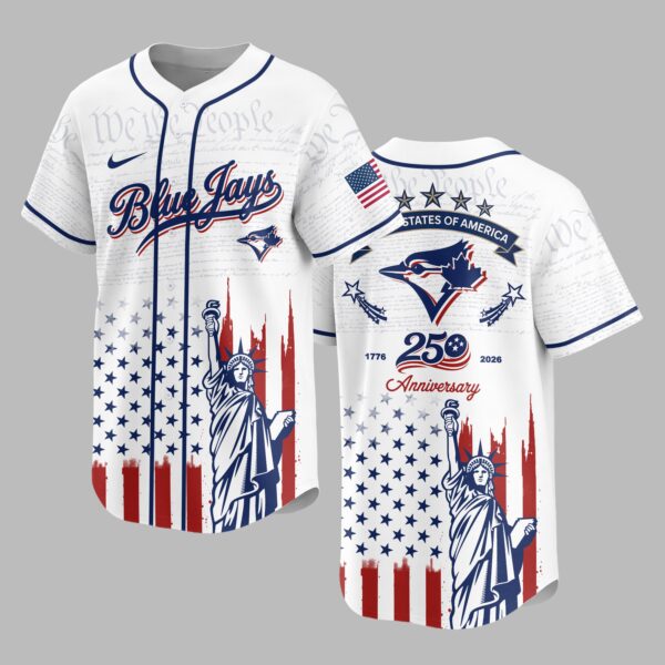 Toronto Blue Jays X America’s 250th Anniversary Premium Baseball Jersey PVT006