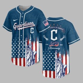 Cleveland Guardians X America’s 250th Anniversary Premium Baseball Jersey PVT006