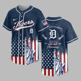 Detroit Tigers X America’s 250th Anniversary Premium Baseball Jersey PVT006