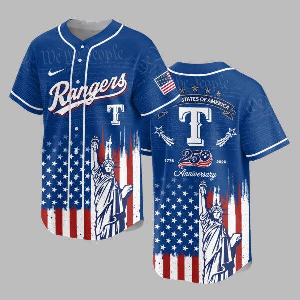 Texas Rangers X America’s 250th Anniversary Premium Baseball Jersey PVT006