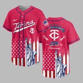 Minnesota Twins X America’s 250th Anniversary Premium Baseball Jersey PVT006