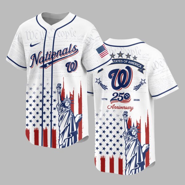 Washington Nationals X America’s 250th Anniversary Premium Baseball Jersey PVT006