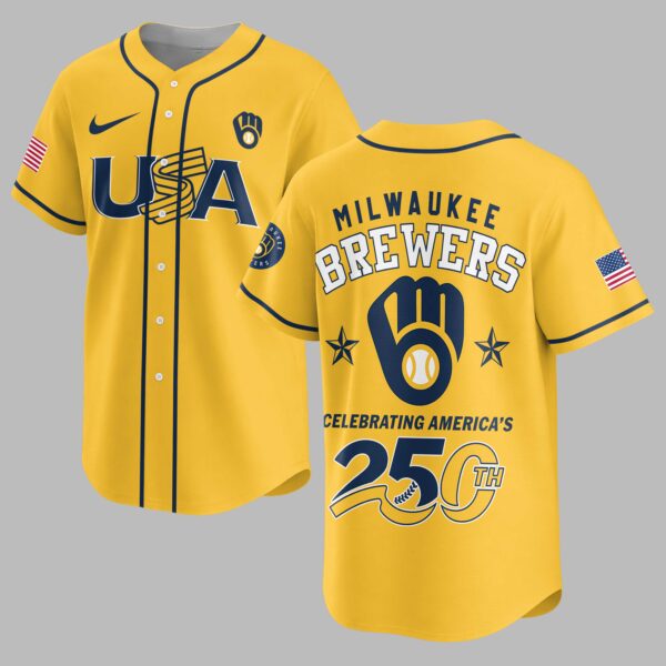 Milwaukee Brewers Celebrating America’s 250th Premium Jersey LT0006