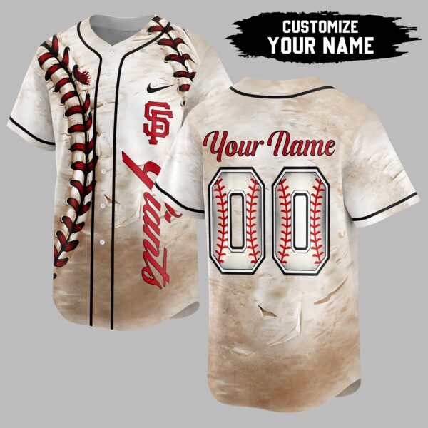 San Francisco Giants Custom Baseball Stitch Jersey LT0008