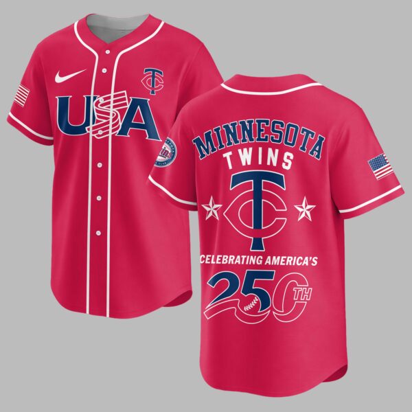 Minnesota Twins Celebrating America’s 250th Premium Jersey LT0006