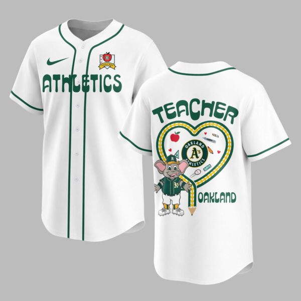 Oakland Athletics “Teacher Appreciation Night” Premium Jersey PH00005