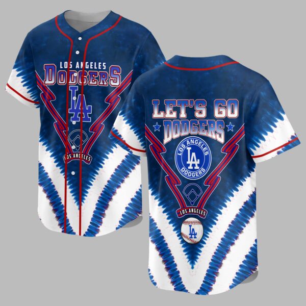 Los Angeles Dodgers Tie Dye Premium Jersey PL09