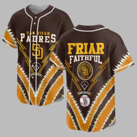 San Diego Padres Tie Dye Premium Jersey PL09