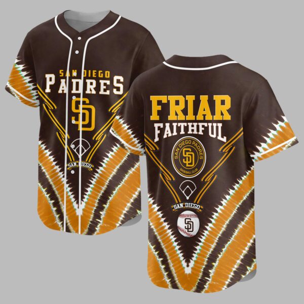 San Diego Padres Tie Dye Premium Jersey PL09