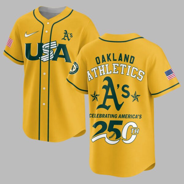 Oakland Athletics Celebrating America’s 250th Premium Jersey LT0006
