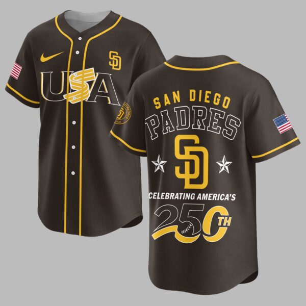 San Diego Padres Celebrating America’s 250th Premium Jersey LT0006