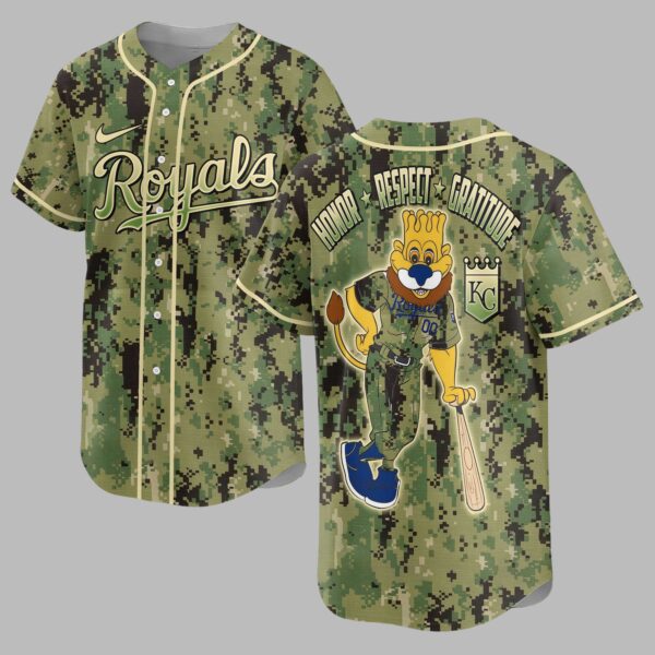 Kansas City Royals Camo Premium Jersey PL10