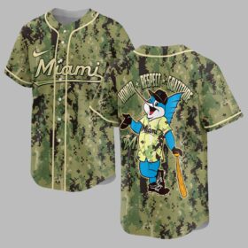 Miami Marlins Camo Premium Jersey PL10