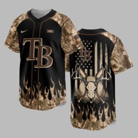 Tampa Bay Rays x Hunting Camo Baseball Jersey PVT008
