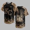 Kansas City Royals x Hunting Camo Baseball Jersey PVT008