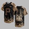 Pittsburgh Pirates x Hunting Camo Baseball Jersey PVT008