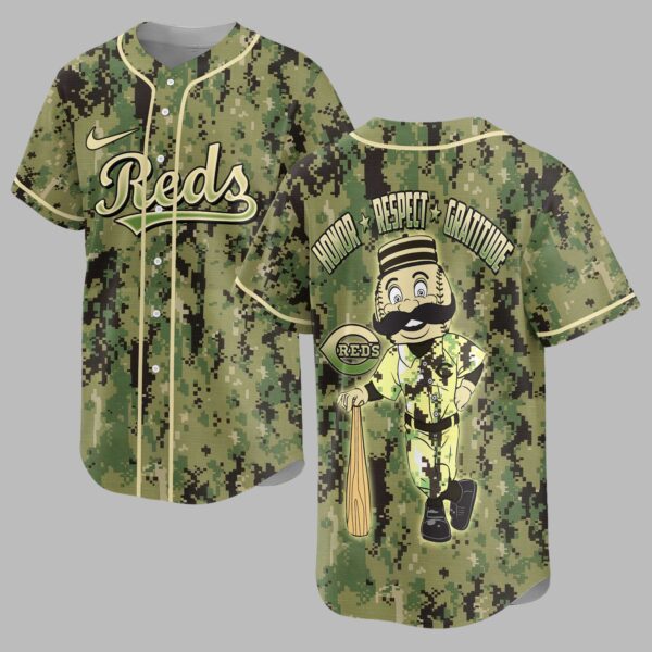 Cincinnati Reds Camo Premium Jersey PL10