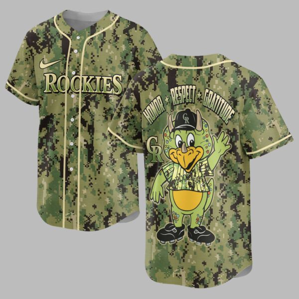 Colorado Rockies Camo Premium Jersey PL10