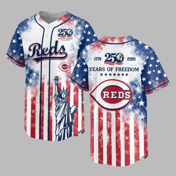 Cincinnati Reds 250 Years of Freedom Celebration Premium Jersey PH00006