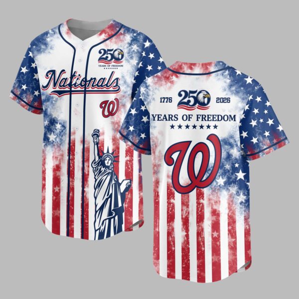 Washington Nationals 250 Years of Freedom Celebration Premium Jersey PH00006