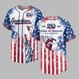 Cleveland Guardians 250 Years of Freedom Celebration Premium Jersey PH00006