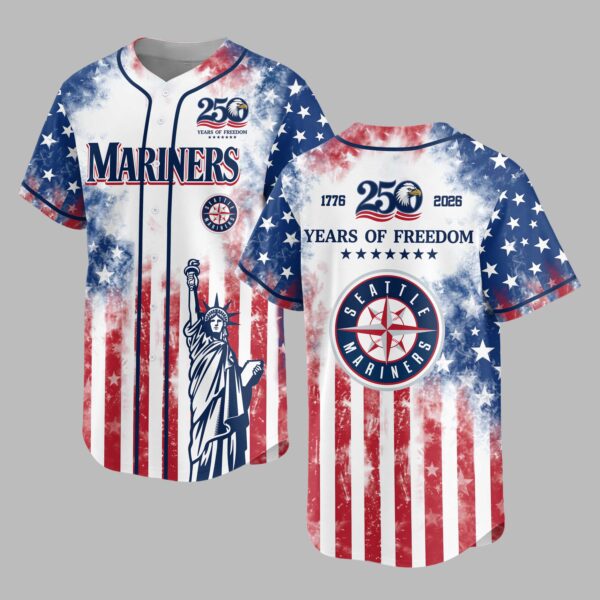Seattle Mariners 250 Years of Freedom Celebration Premium Jersey PH00006