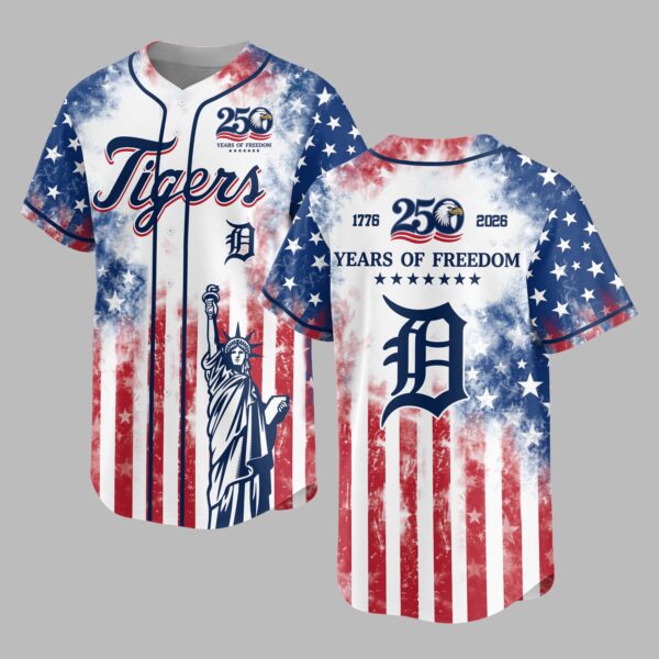 Detroit Tigers 250 Years of Freedom Celebration Premium Jersey PH00006