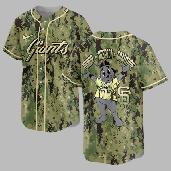 San Francisco Giants Camo Premium Jersey PL10