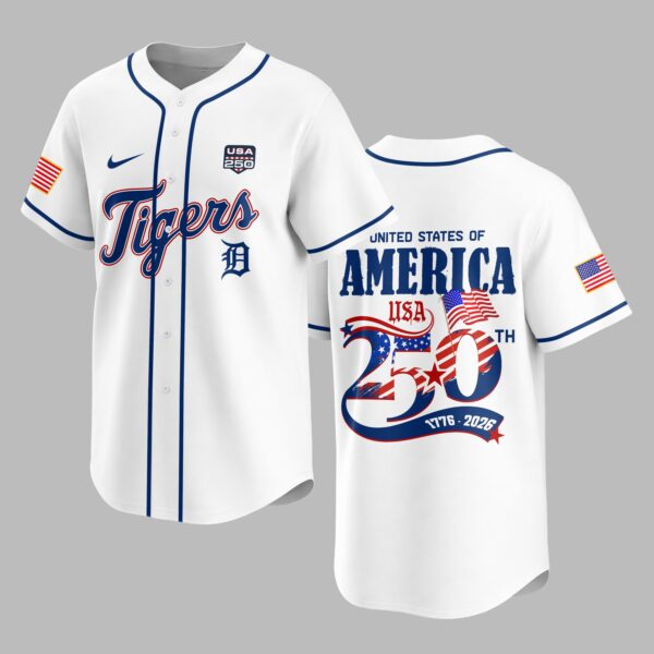 Detroit Tigers X 250 Years Of Freedom Premium Jersey PVT009