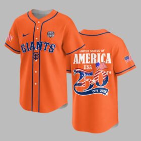 San Francisco Giants X 250 Years Of Freedom Premium Jersey PVT009