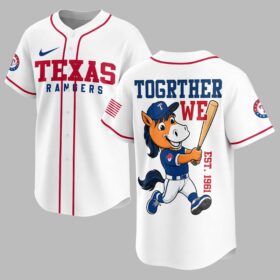 Texas Rangers Classic Mascot Baseball Jersey LT0009