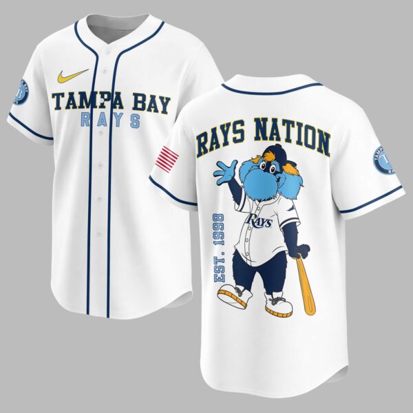 Tampa Bay Rays Classic Mascot Baseball Jersey LT0009