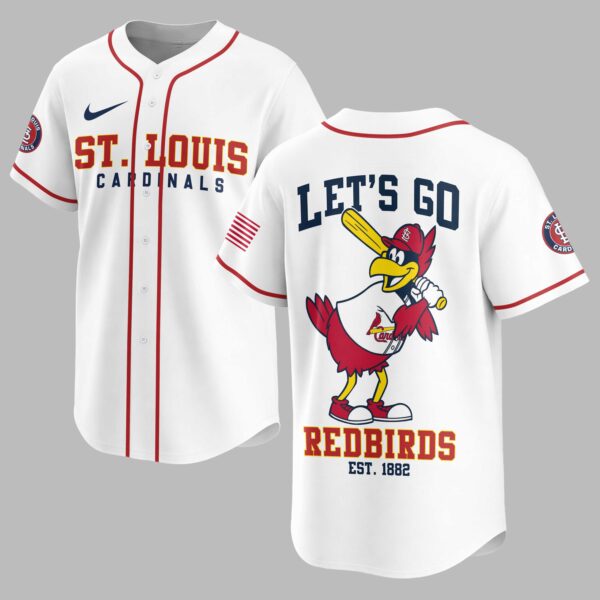 St. Louis Cardinals Classic Mascot Baseball Jersey LT0009