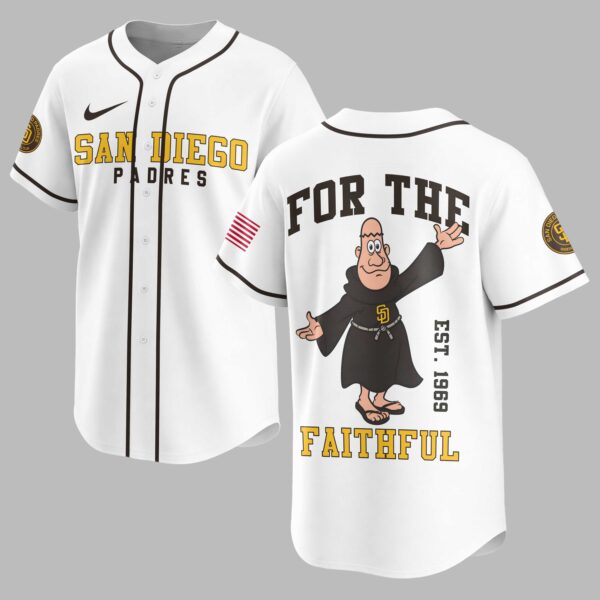 San Diego Padres Classic Mascot Baseball Jersey LT0009