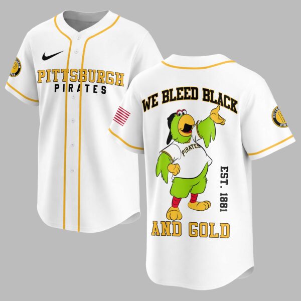 Pittsburgh Pirates Classic Mascot Baseball Jersey LT0009