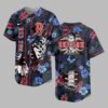 Boston Red Sox x Skeleton Baseball Jersey PVT010