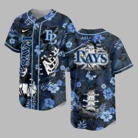 Tampa Bay Rays x Skeleton Baseball Jersey PVT010