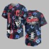 Cleveland Guardians x Skeleton Baseball Jersey PVT010